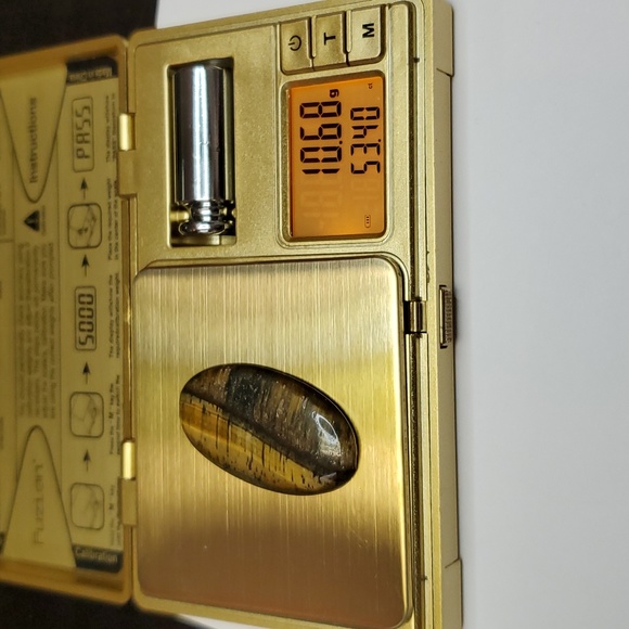 Tiger eye oval cabochon - Jewelry crystal lot #015 - Picture 4 of 4